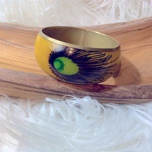 Brass Enamel bracelet